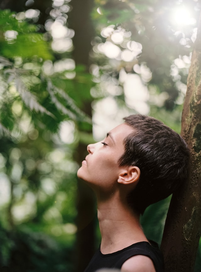 On the image, there is a highly sensitive person struggling with anxiety.