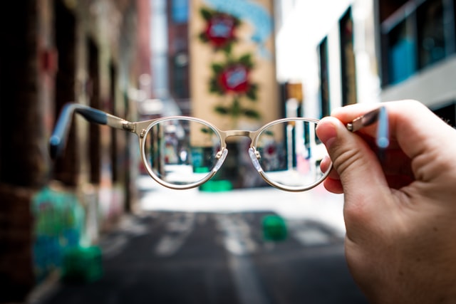 This image perfectly visualizes the misconception that people with autism do not experience empathy. There is a picture of a pair of glasses and we only see the background sharply through the lenses of the glasses. The rest is blurred. This visualizes how you only can see certain things when you see it through the lens of somebody else. Photo credit: Josh Calabrese