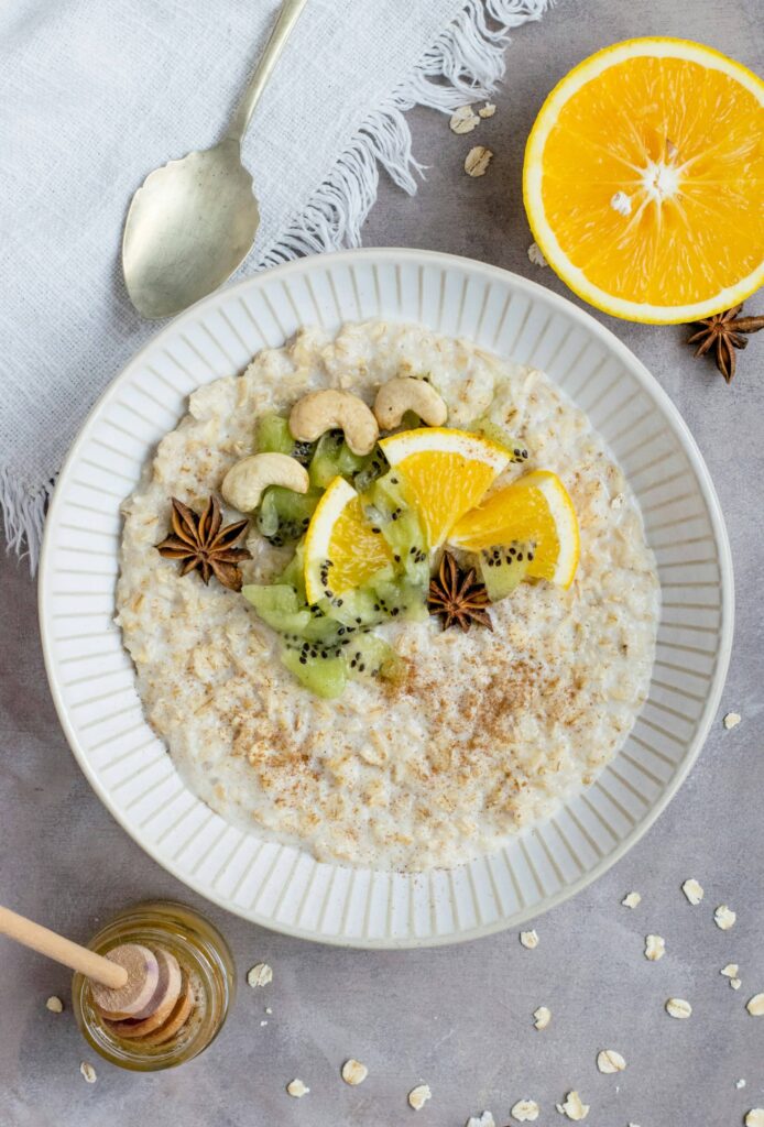 Oatmeal grounding foods for hsp