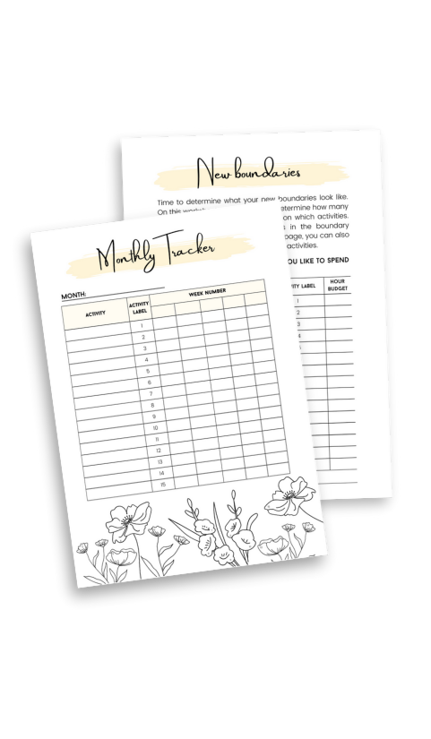 Boundary tracker printable