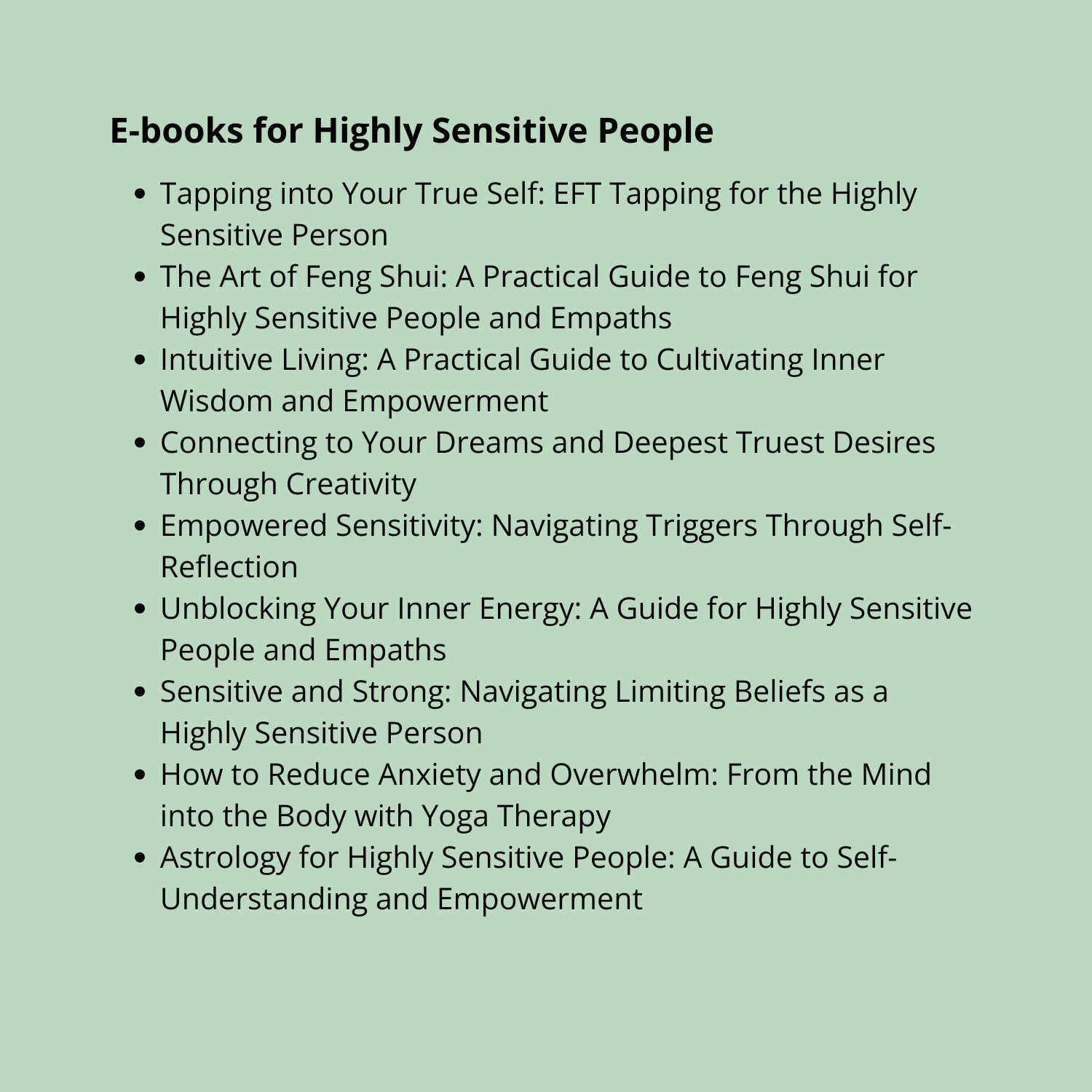 HiSensitives Growth Tree Bundle (19 Expert masterclasses and e-books + 78+ worksheets) - Image 7