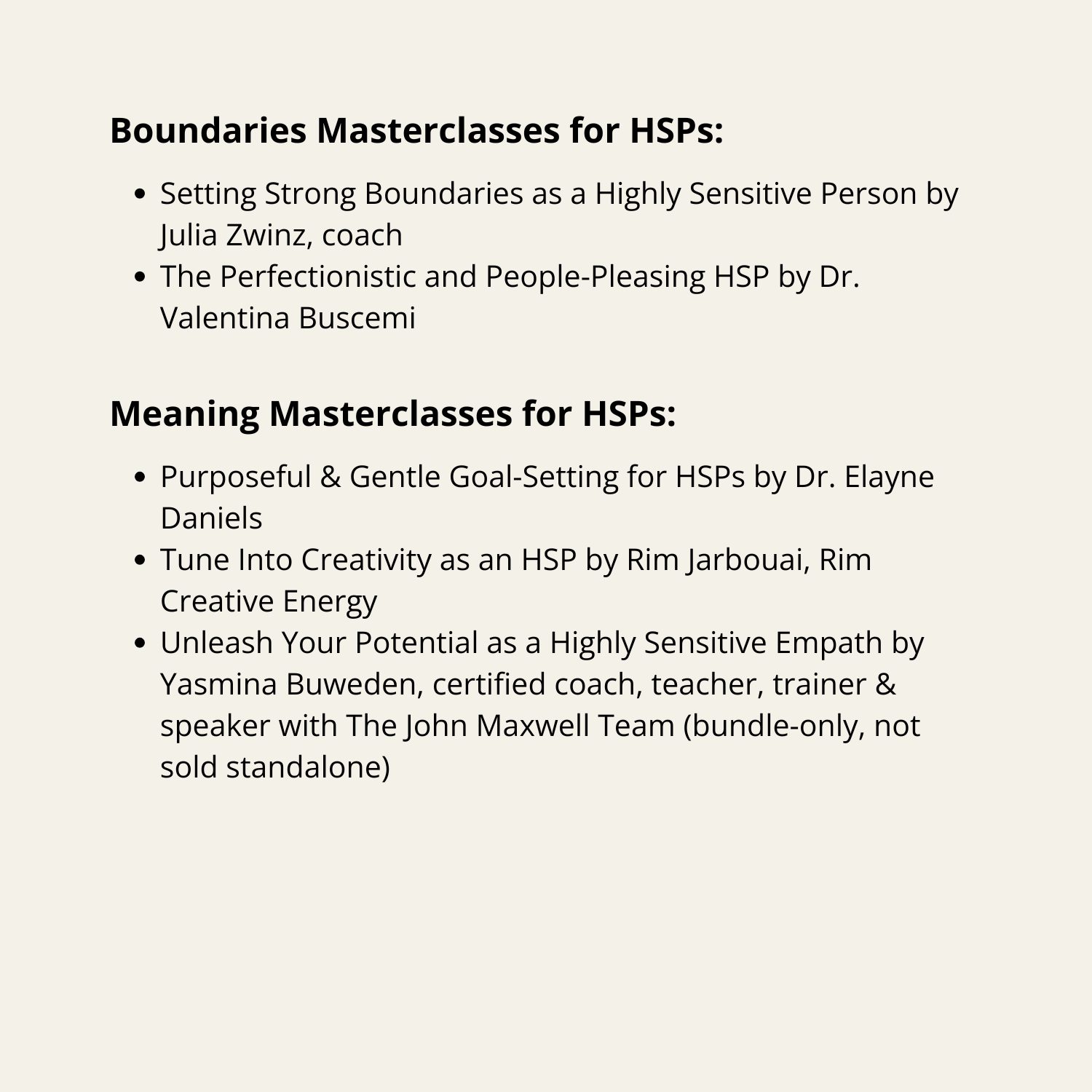 HiSensitives Growth Tree Bundle (19 Expert masterclasses and e-books + 78+ worksheets) - Image 4