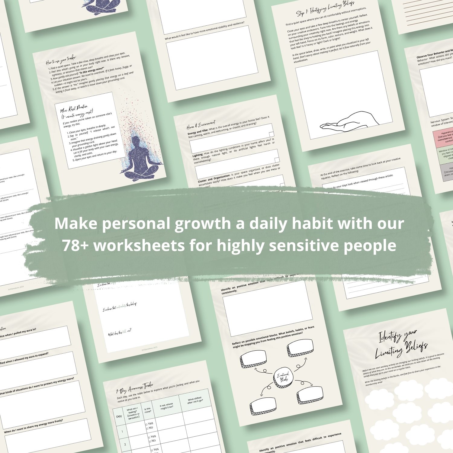 HiSensitives Growth Tree Bundle (19 Expert masterclasses and e-books + 78+ worksheets) - Image 10